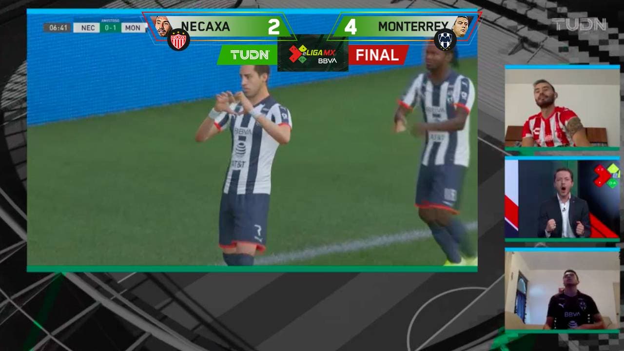 ¡Rayados ya ganó! Vence 4-2 a Necaxa en inicio de la eLiga MX