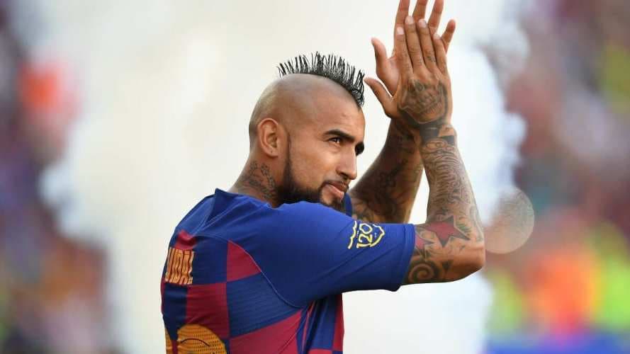 Vidal dijo adiós a sus compañeros del Barcelona antes de fichar con Inter