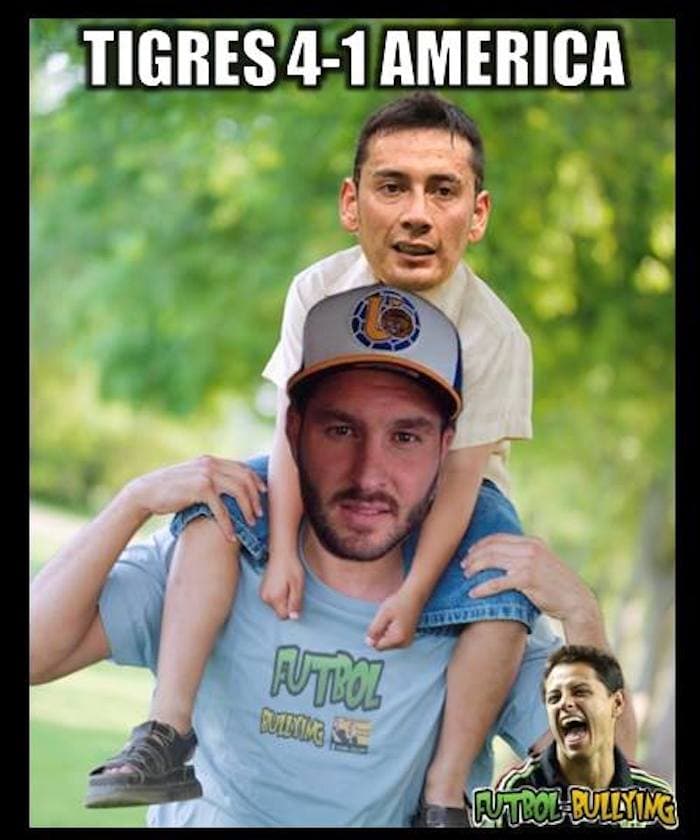 Las respectivas goleadas sufridas por América y Monterrey fueron el pretexto perfecto para que las redes sociales se llenaran de divertidos Memes. Aquí los mejores.