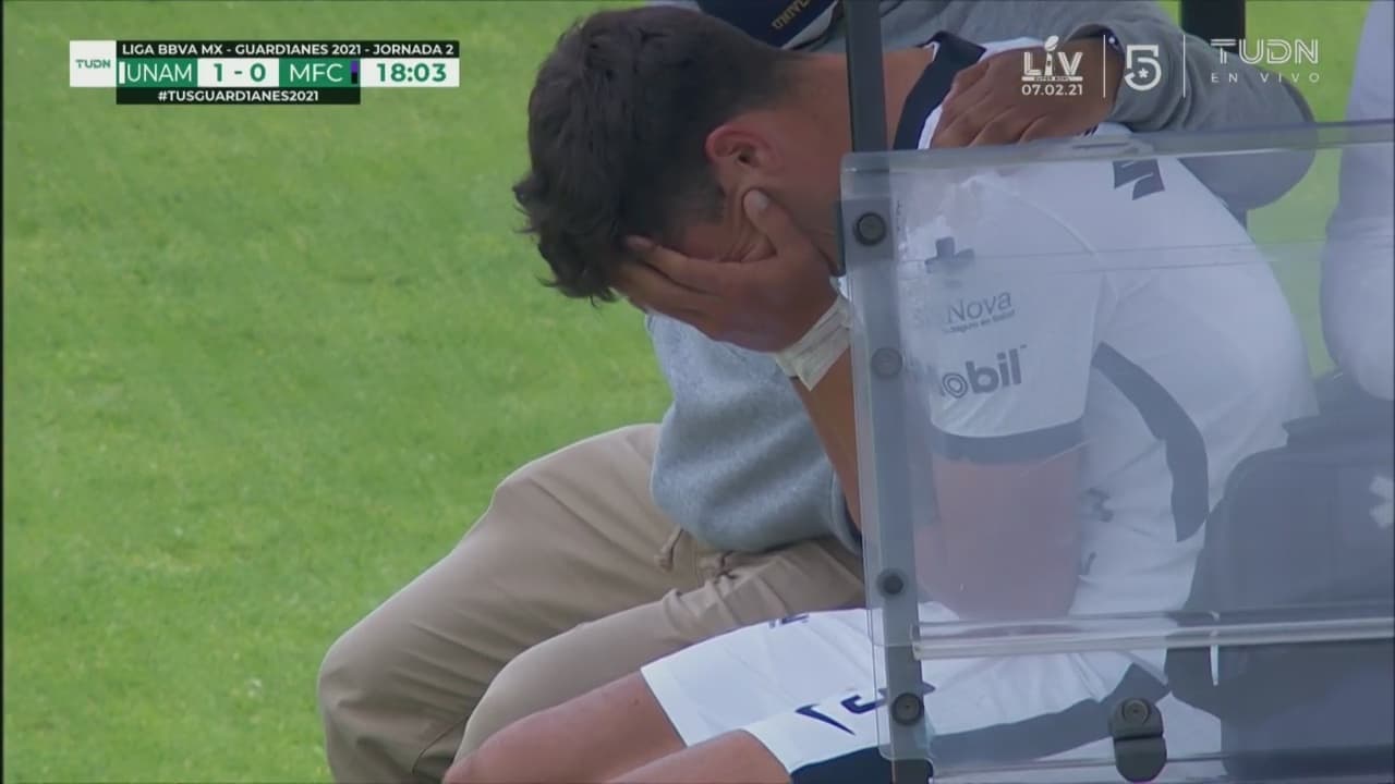 Dinenno se 'rompió' y abandonó la cancha entre lágrimas