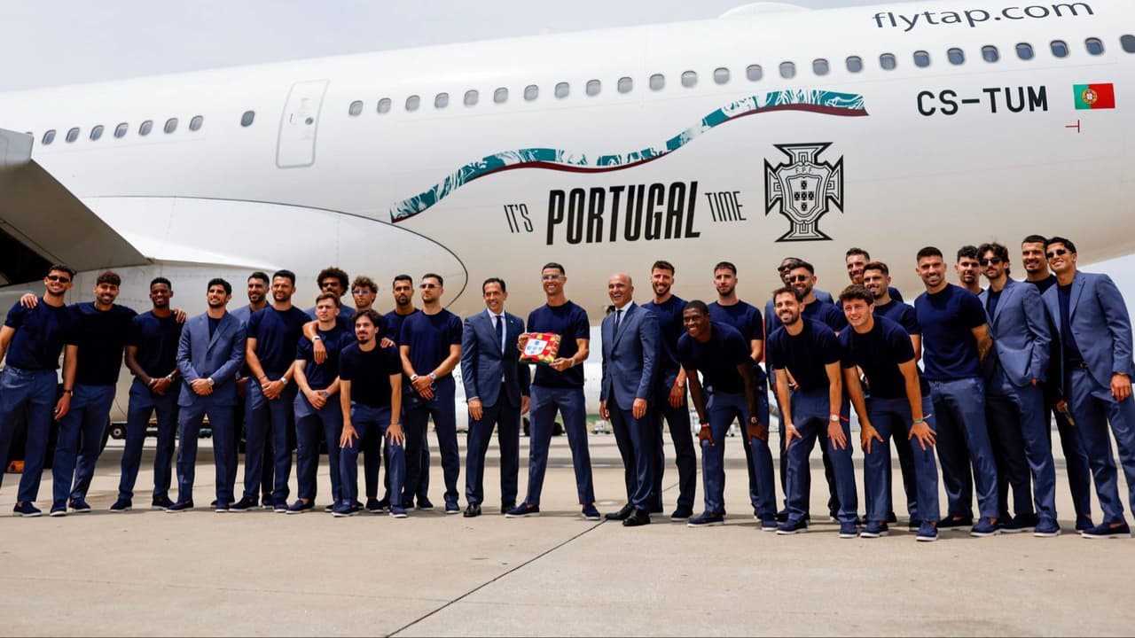 Portugal emprendió el viaje rumbo a Miami para jugar la Copa del Mundo 2026