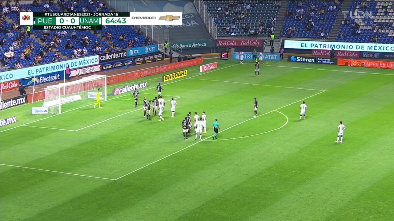 ¡TIRO ATAJADO! disparo por Facundo Waller.