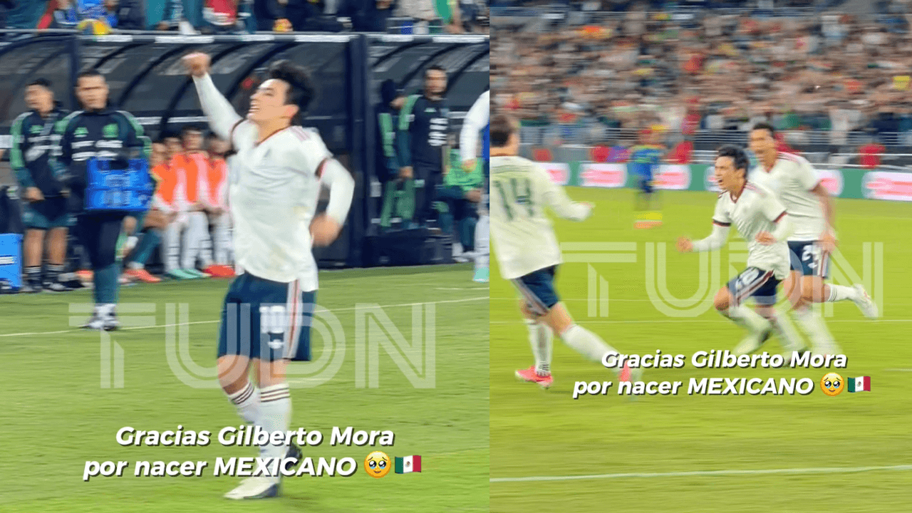 ¡Para ponernos de pie y aplaudir! ¡El golazo de Gilberto Mora a nivel de cancha es bellísimo!