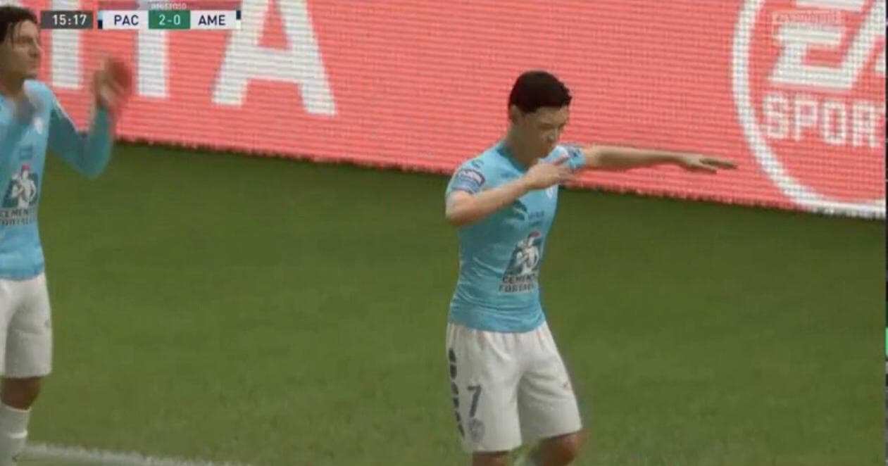 Las Águilas de Giovani dos Santos vencieron 2-4 a Pachuca y aseguran un puesto en la Fiesta Grande’ de la eLiga MX.