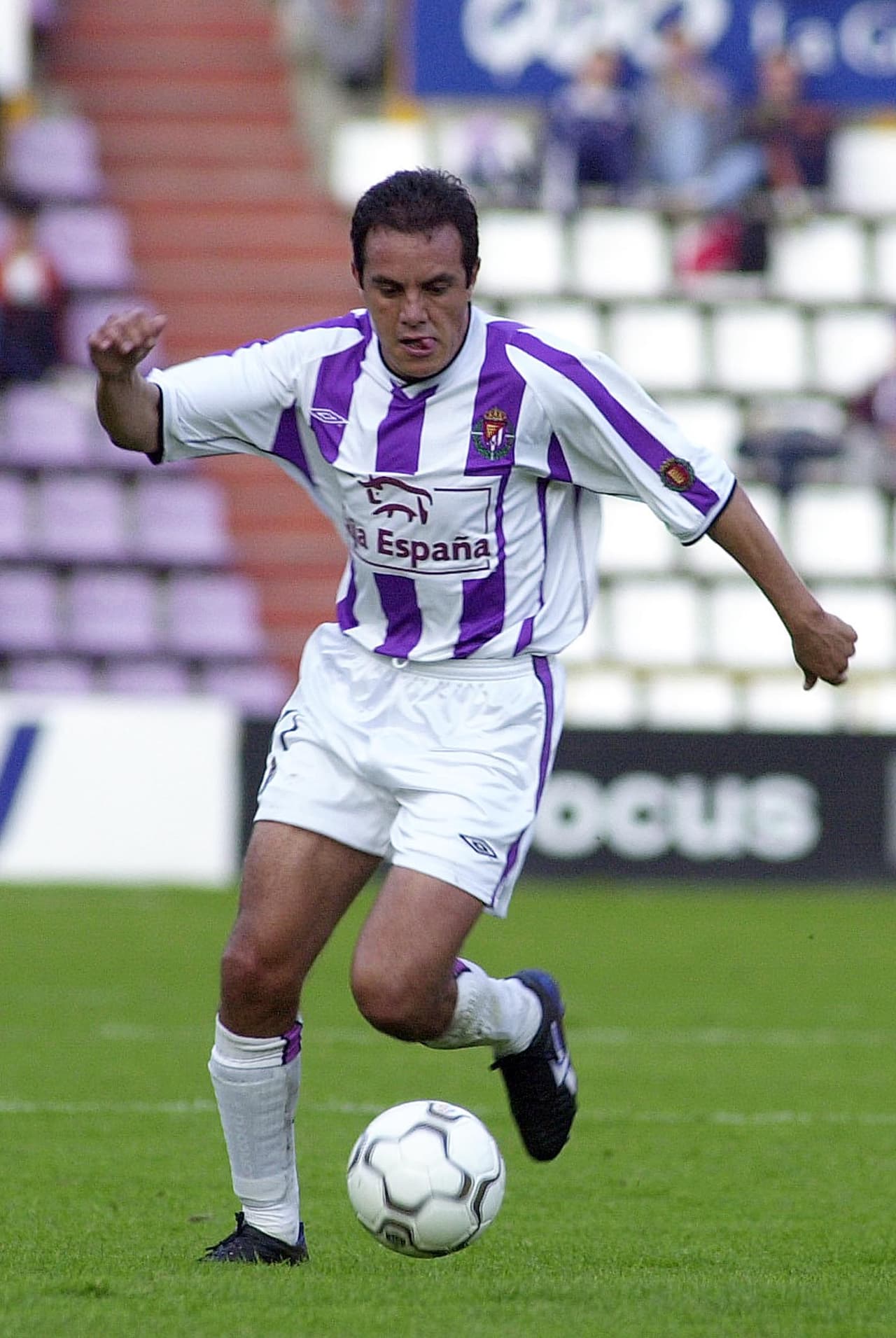 Cuauhtemoc Blanco se destacó por su poder en ataque, tanto como delantero como volante de creación. En Valladolid anotó 23 goles en su paso durante dos temporadas.
