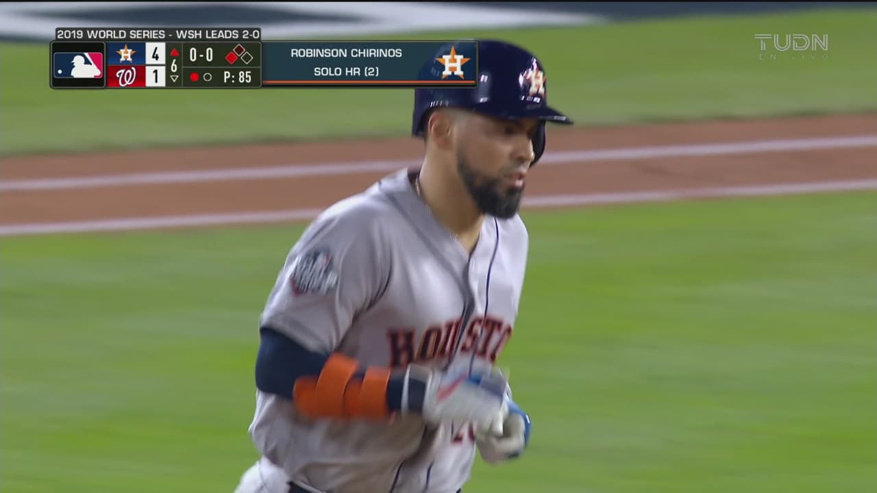 Robinson Chirinos conecta jonrón y silencia Washington
