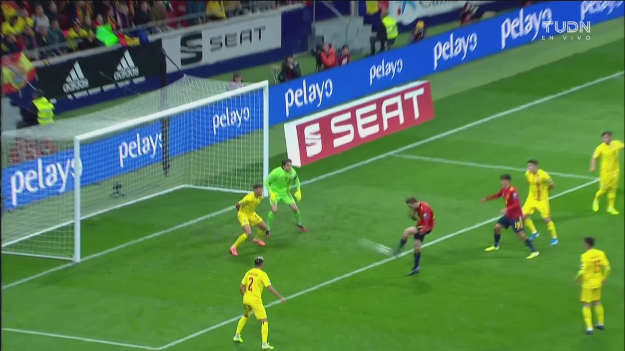 ¡Ni para el arranque! La resistencia de Rumania es perforada por Fabián Ruiz