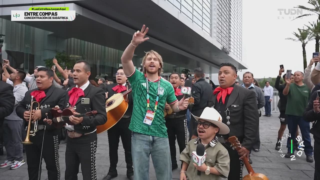 Entre Compas en la concentración de Sudáfrica en la CDMX