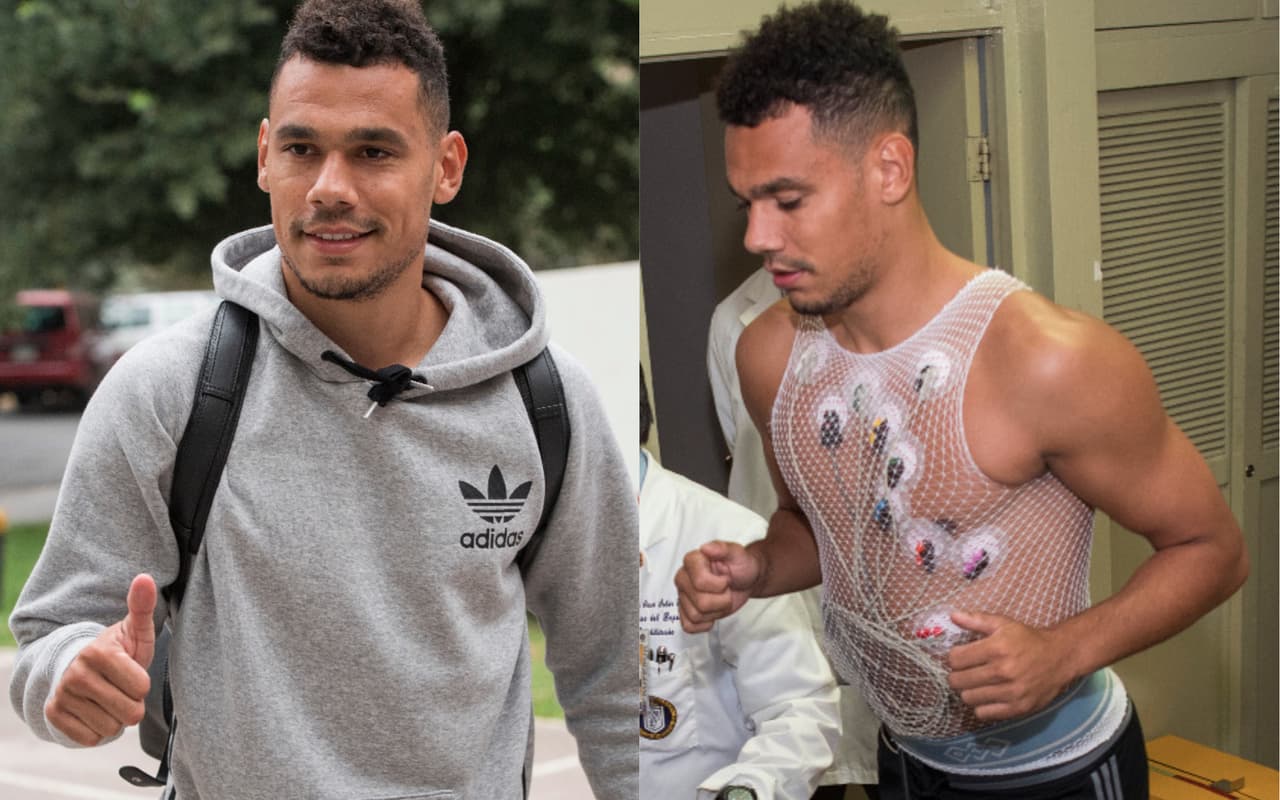 El francés Timothée Kolodziejczak hizo su primera aparición en México antes de vestirse con la piel de Tigres, equipo al que reforzará esta temporada y con el que presentó pruebas físicas.