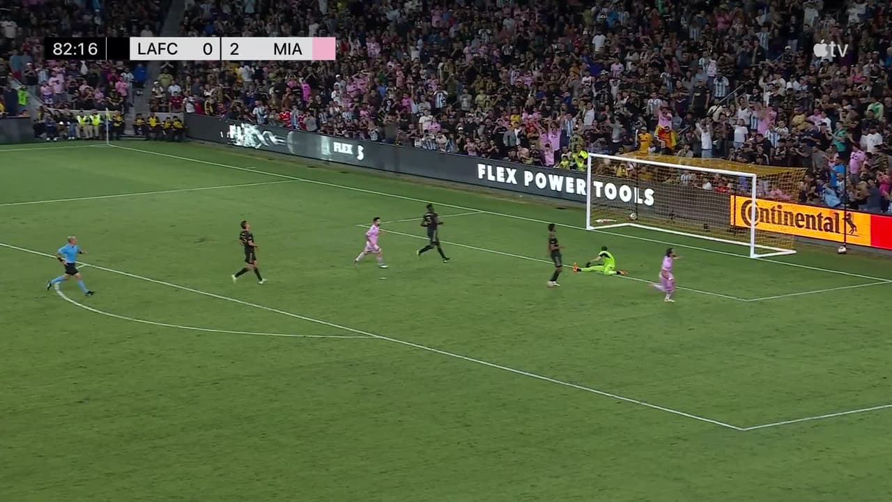 ¡Doblete de asistencias! Messi habilita a Campana y sellan el 0-3