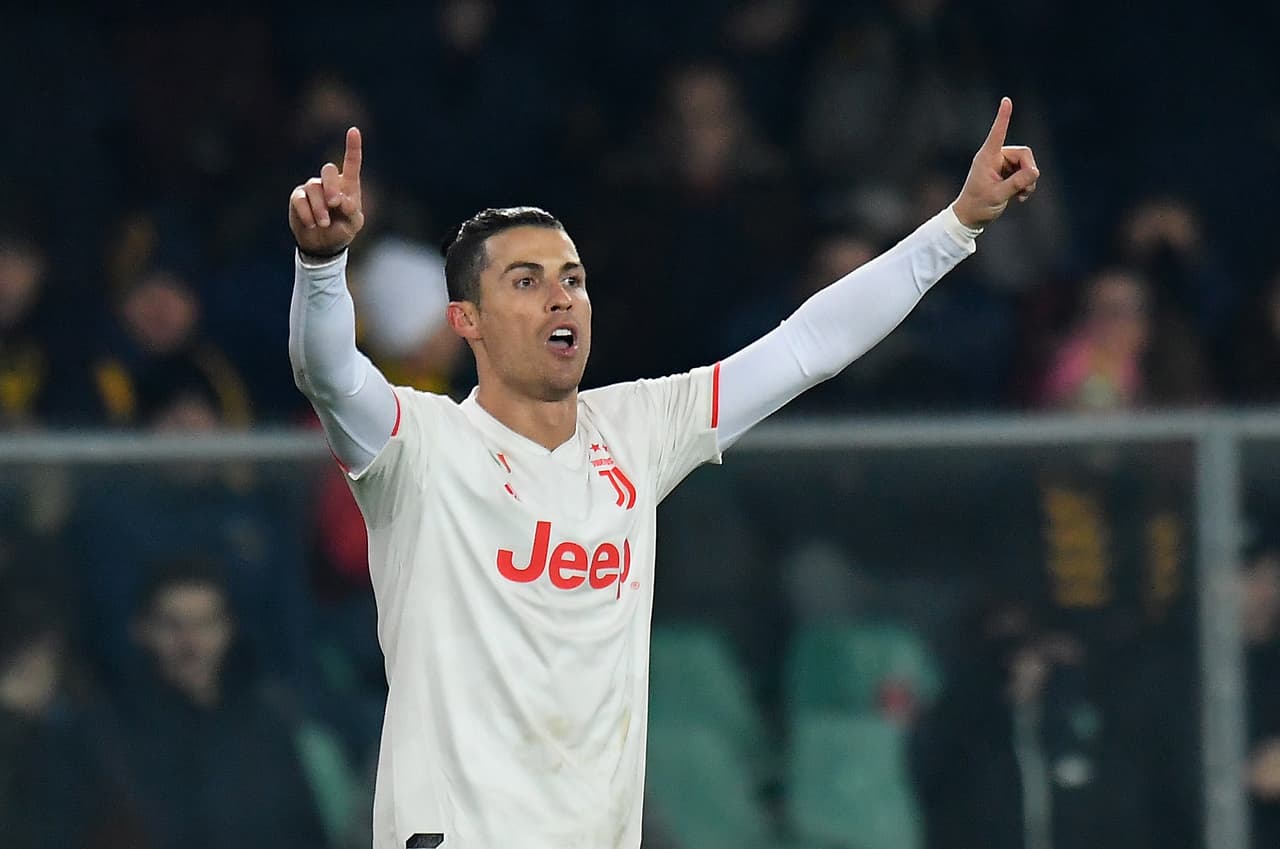 3 Ronaldo – Juventus | El astro portugués acumuló 21 anotaciones en 22 cotejos. Promedia 0.95 goles por partido en la Serie A.