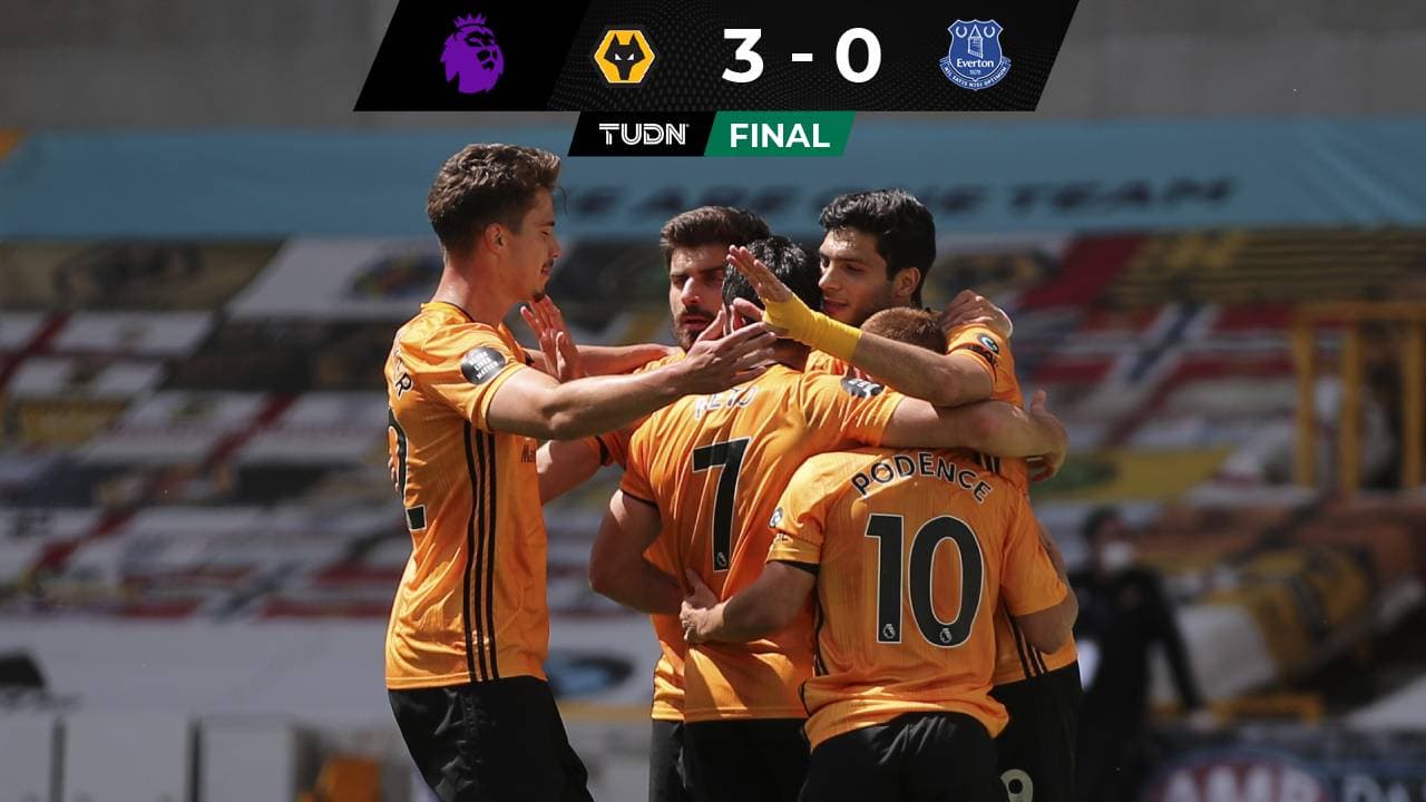 Raúl Jiménez encabeza la victoria de los Wolves sobre el Everton