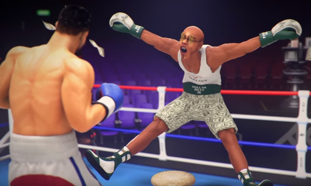 Floyd Mayweather Jr se espanta ante la visión de Amir Khan.