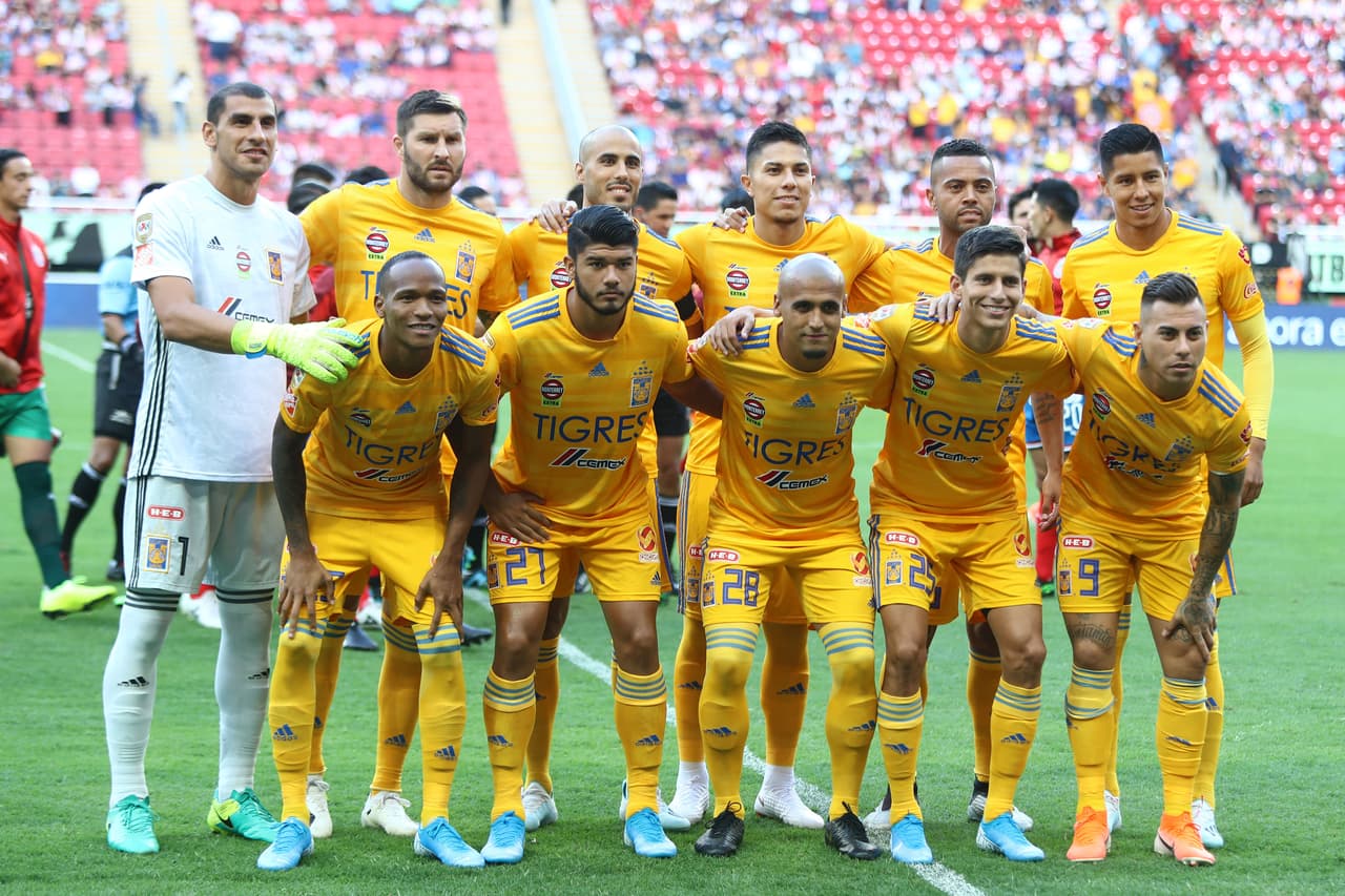 Tigres saltó a la cancha con Nahuel, Gignac, Pizarro, Salcedo, Carioca, Ayala, Quiñones, Díaz, Chaca, Damm y Vargas.