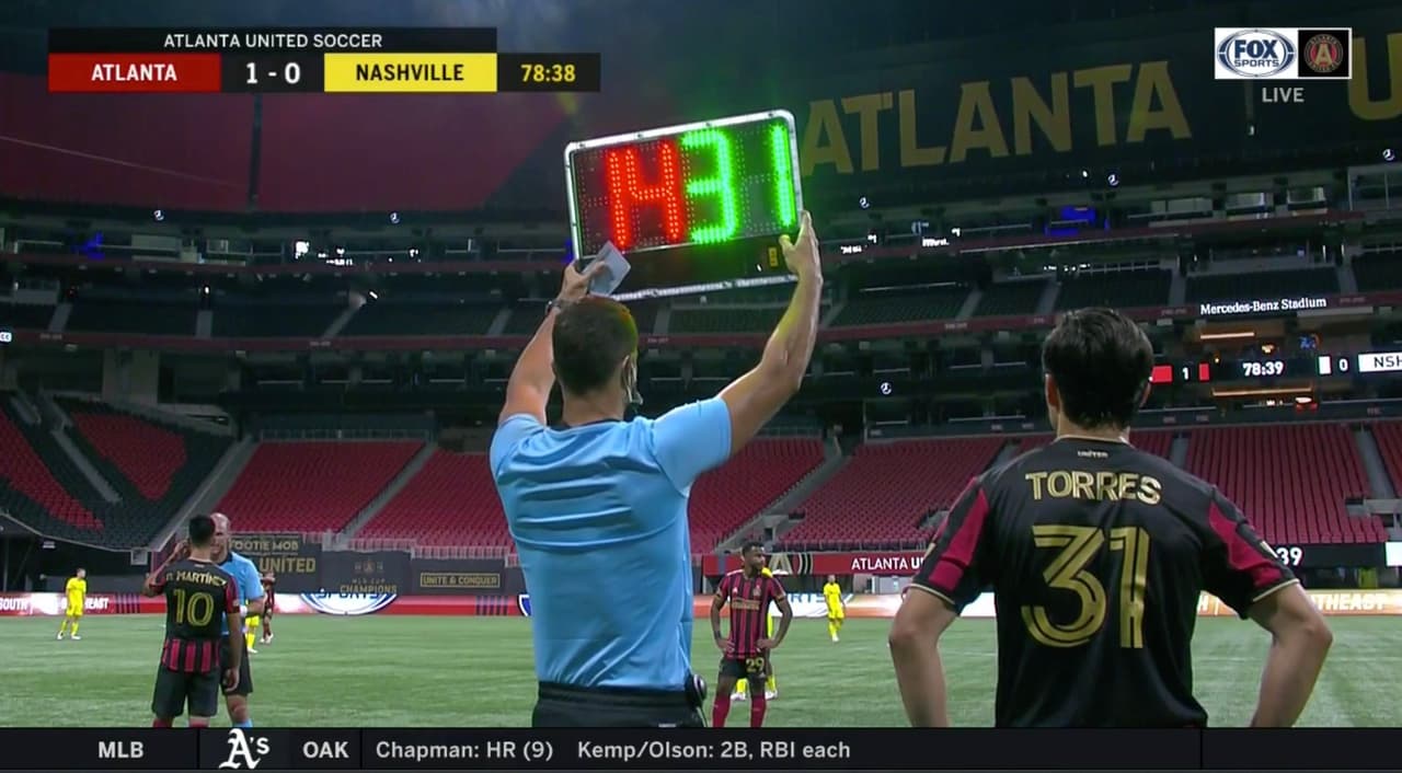 Erick ‘Cubo’ Torres entra de cambio y hace su debut con Atlanta United