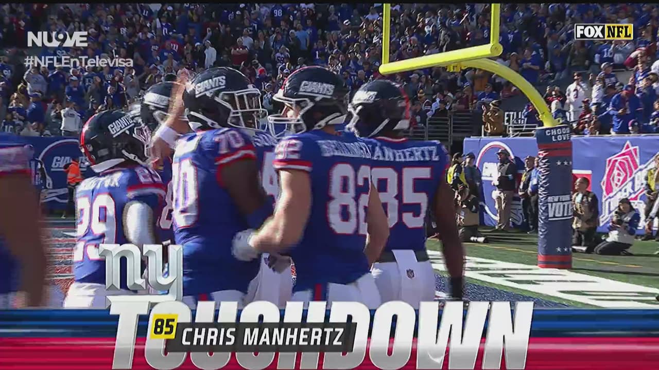 ¡Se rompe la malaria en Nueva York! TD por aire de Giants