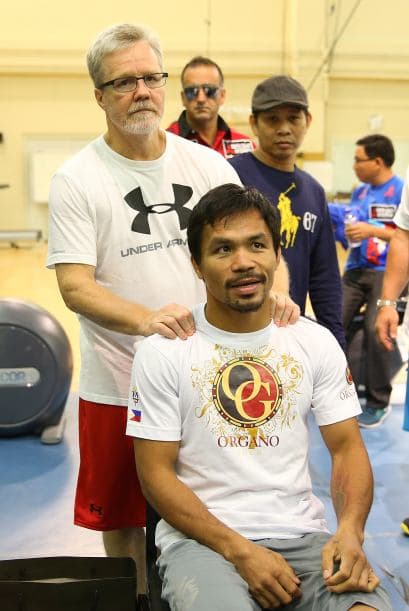 Manny Pacquiao entrena