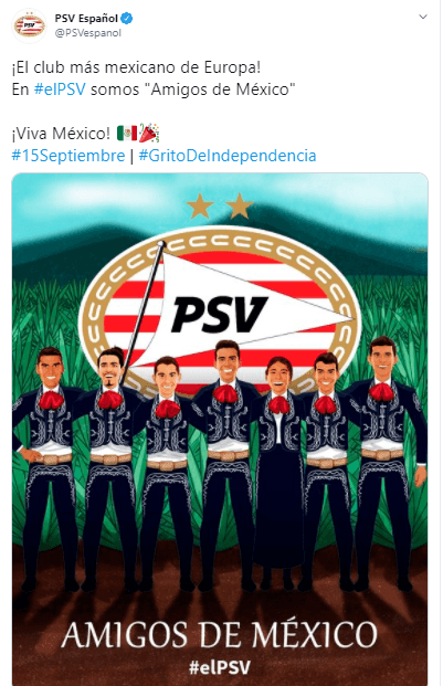 Equipos latinoamericanos y del resto del mundo, se suman a las felicitaciones por la celebración de la Independencia de México, Guatemala, el Salvador, Costa Rica, Honduras y Nicaragua.