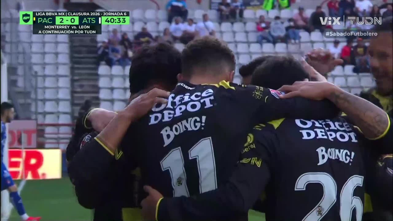 ¡Magistral definición para el 2-0 del Pachuca! De primera intención Brian García