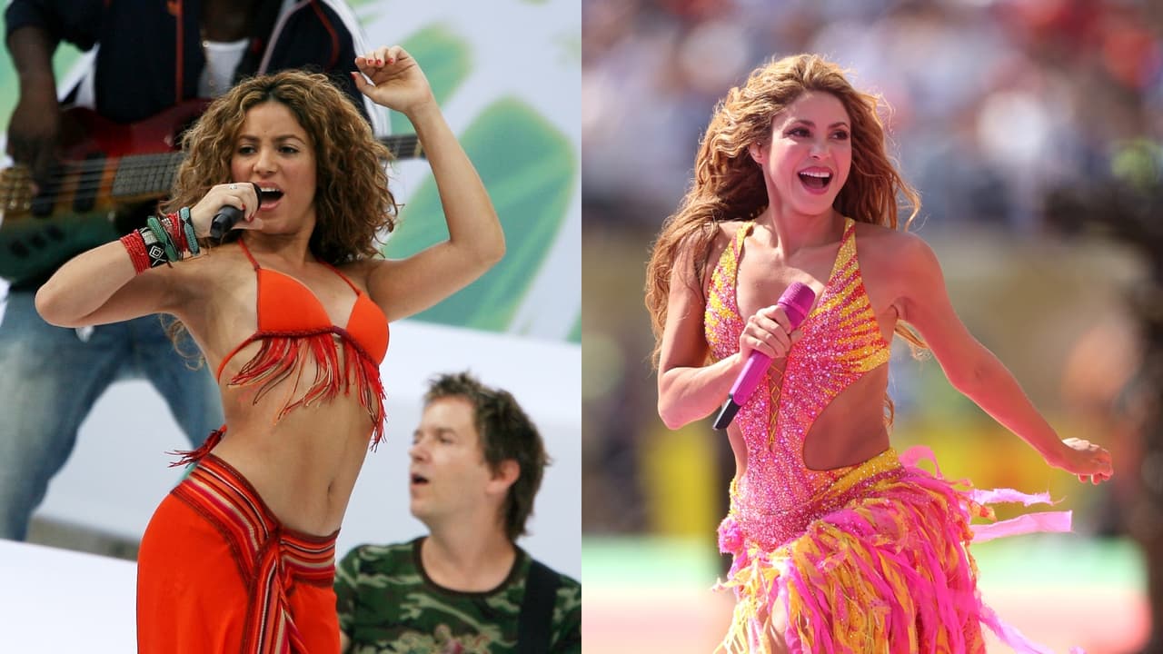 Shakira, reina absoluta de los mundiales: así se ha transformado