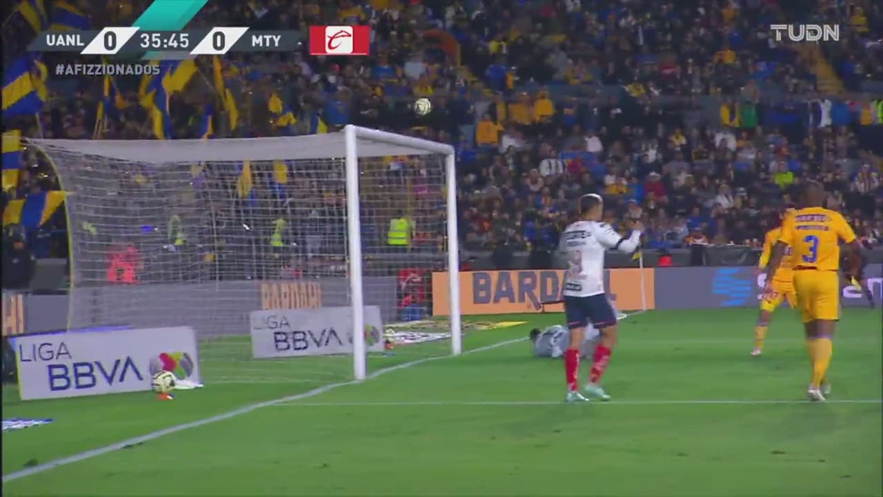 Libres y Lokos hacen mosaico de un fantasma durante el Tigres vs. Rayados