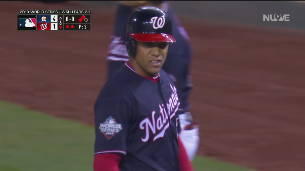 Washington rompe la blanqueada en la sexta entrada