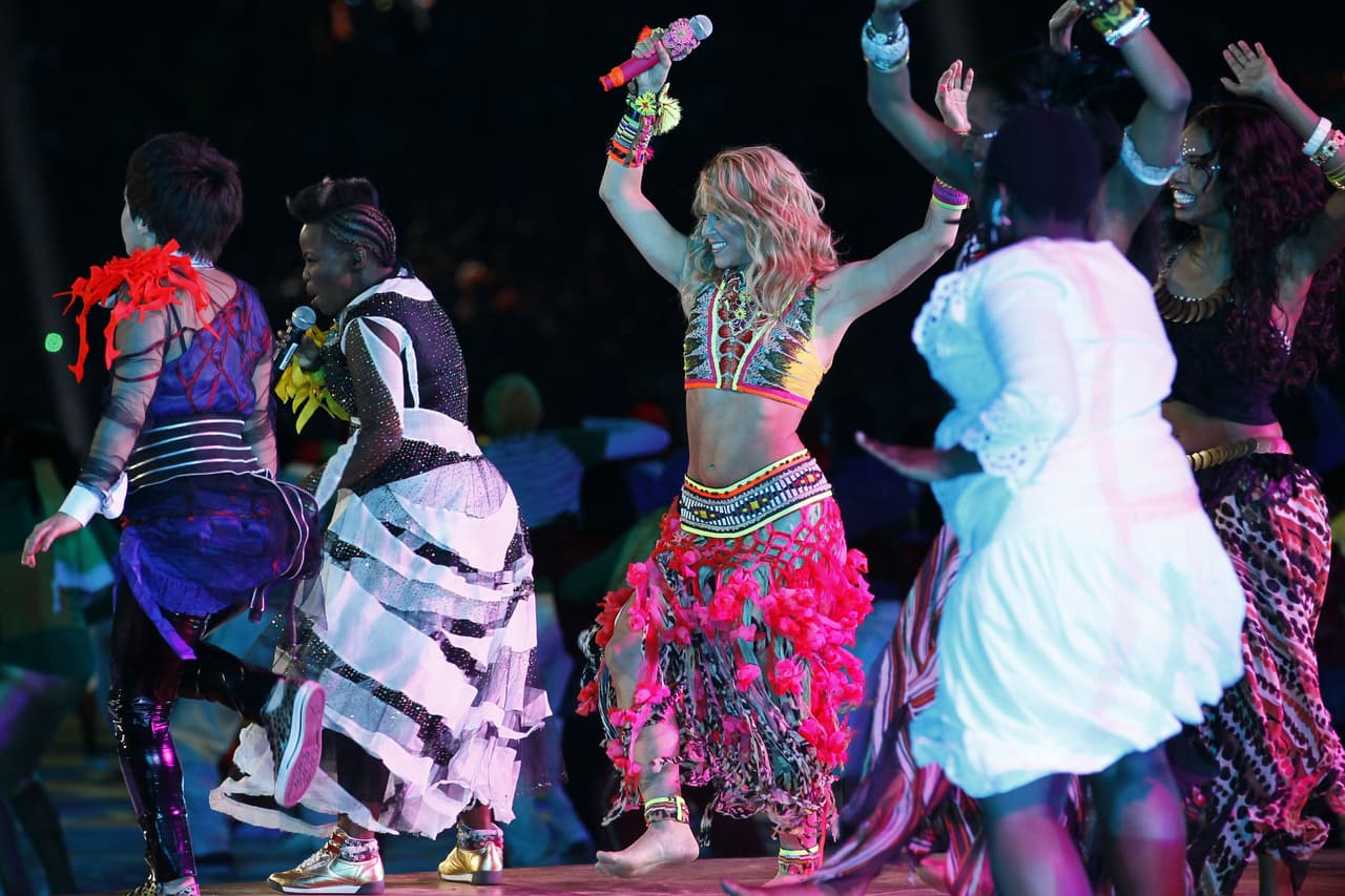 Shakira fue la encargada de interpretar la canción del Mundial de Sudáfrica 2010, luego de su éxitoen 2006. Fue así como con Waka Waka se robó el show.