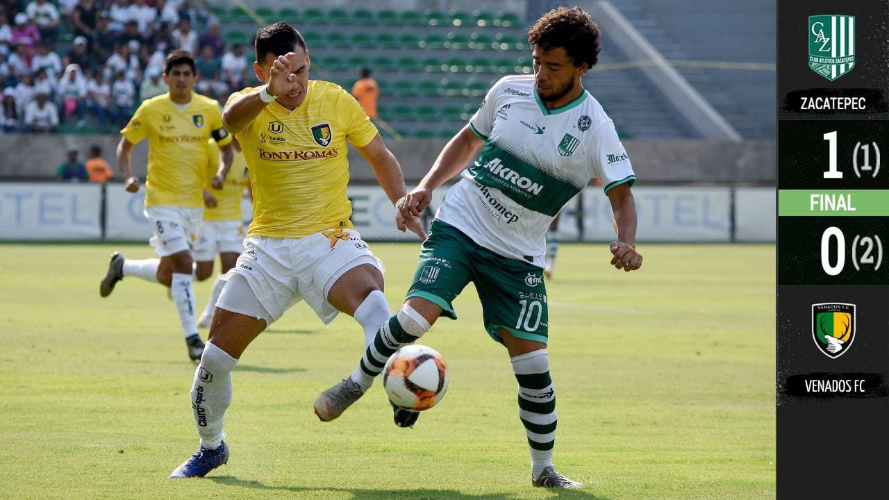 Zacatepec gana pero no le alcanza para eliminar a Venados de Mérida.