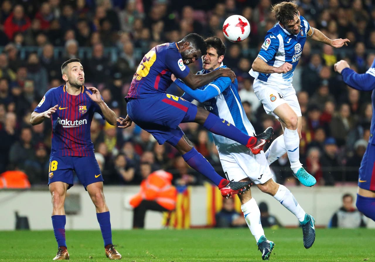 El regreso del francés Samuel Umtiti a la defensa fue exitoso luego de su lesión: se transformó en uno de los responsables de que el arco permaneciera en cero.