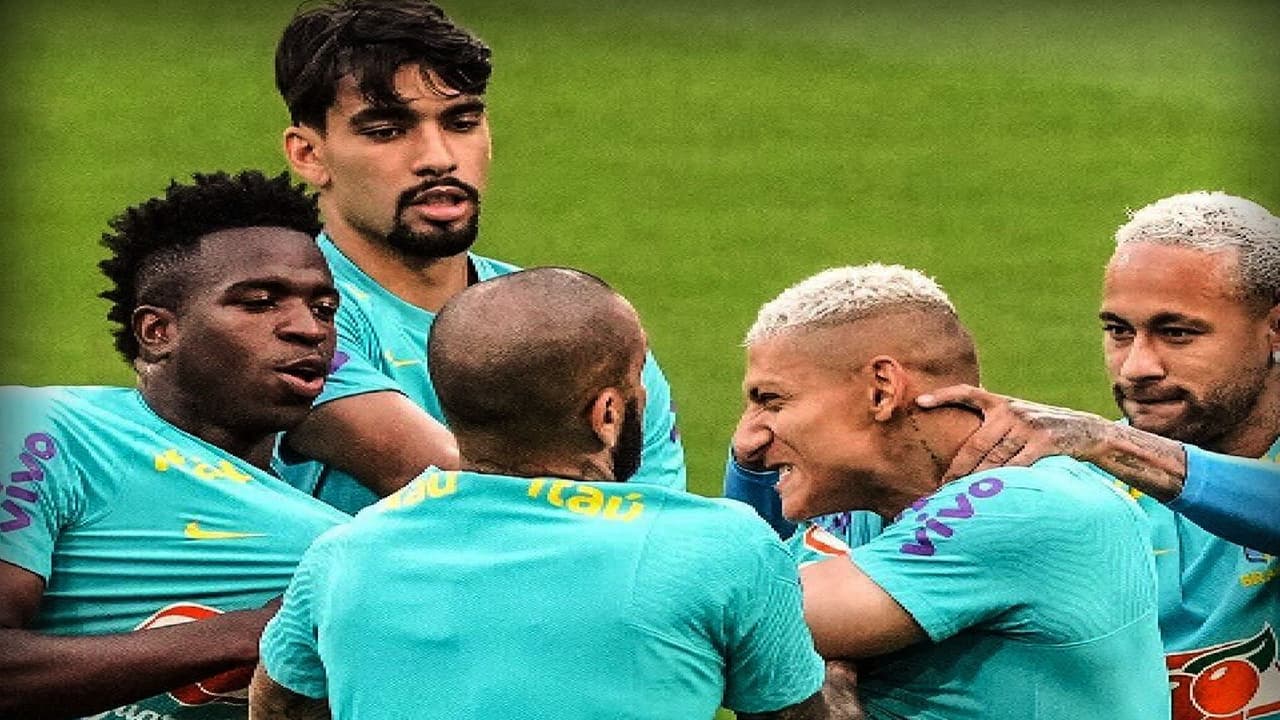 Vinicius y Richarlison cimbran el mundo con supuesta pelea