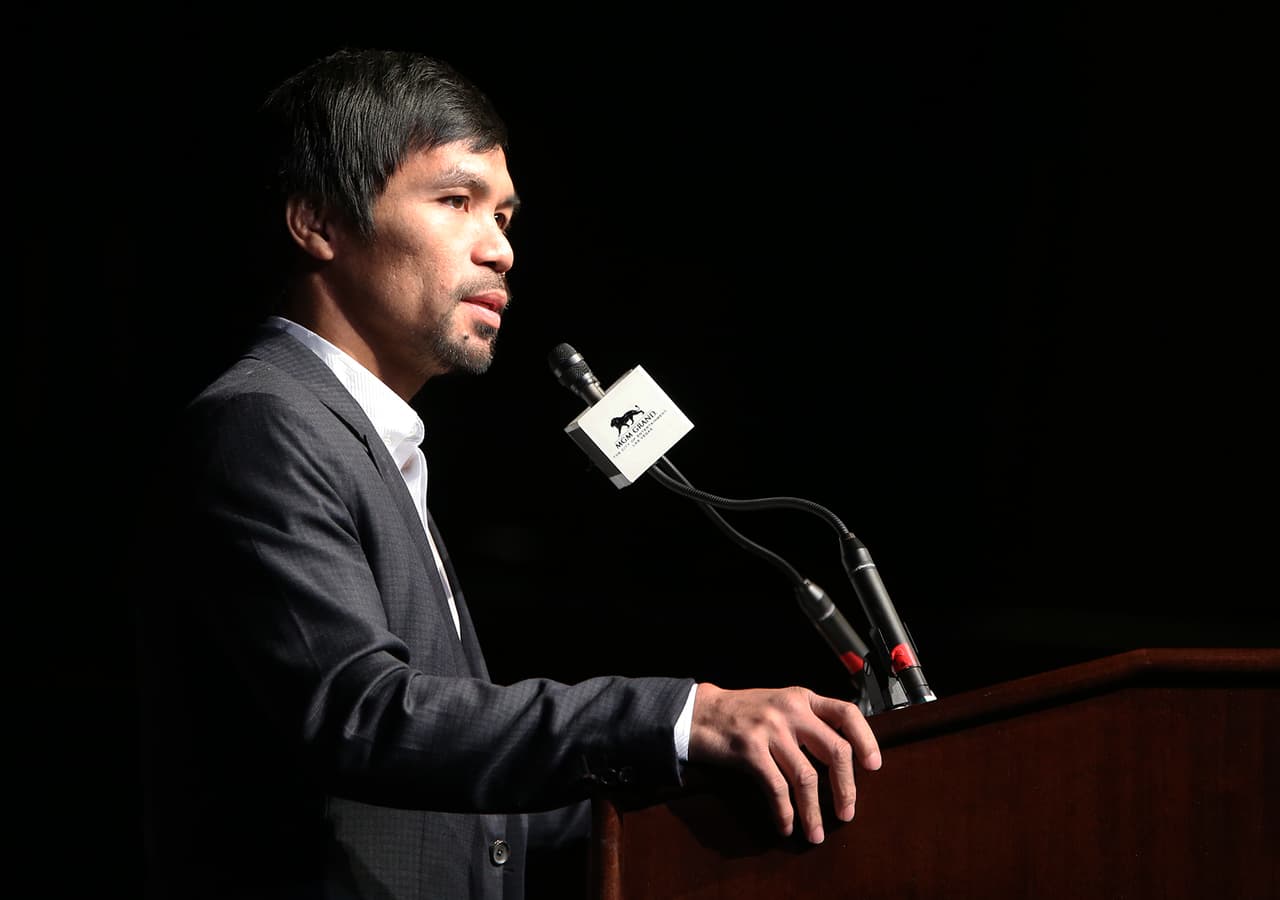 "Por favor vean el combate, habrá mucha más acción que en las dos primeras contiendas por su nuevo entrenador, Teddy", Pacquiao