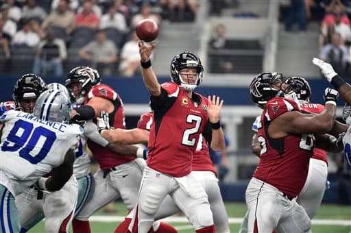 Falcons 39-28 Cowboys: Atlanta consiguió tercer triunfo ante un Dallas deslucido