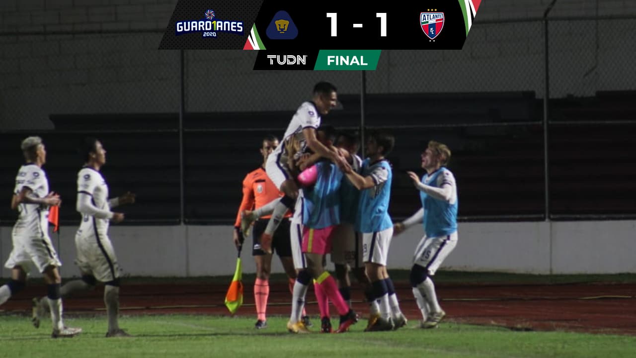 Pumas Tabasco rescata el empate ante Atlante en Cuartos de Final