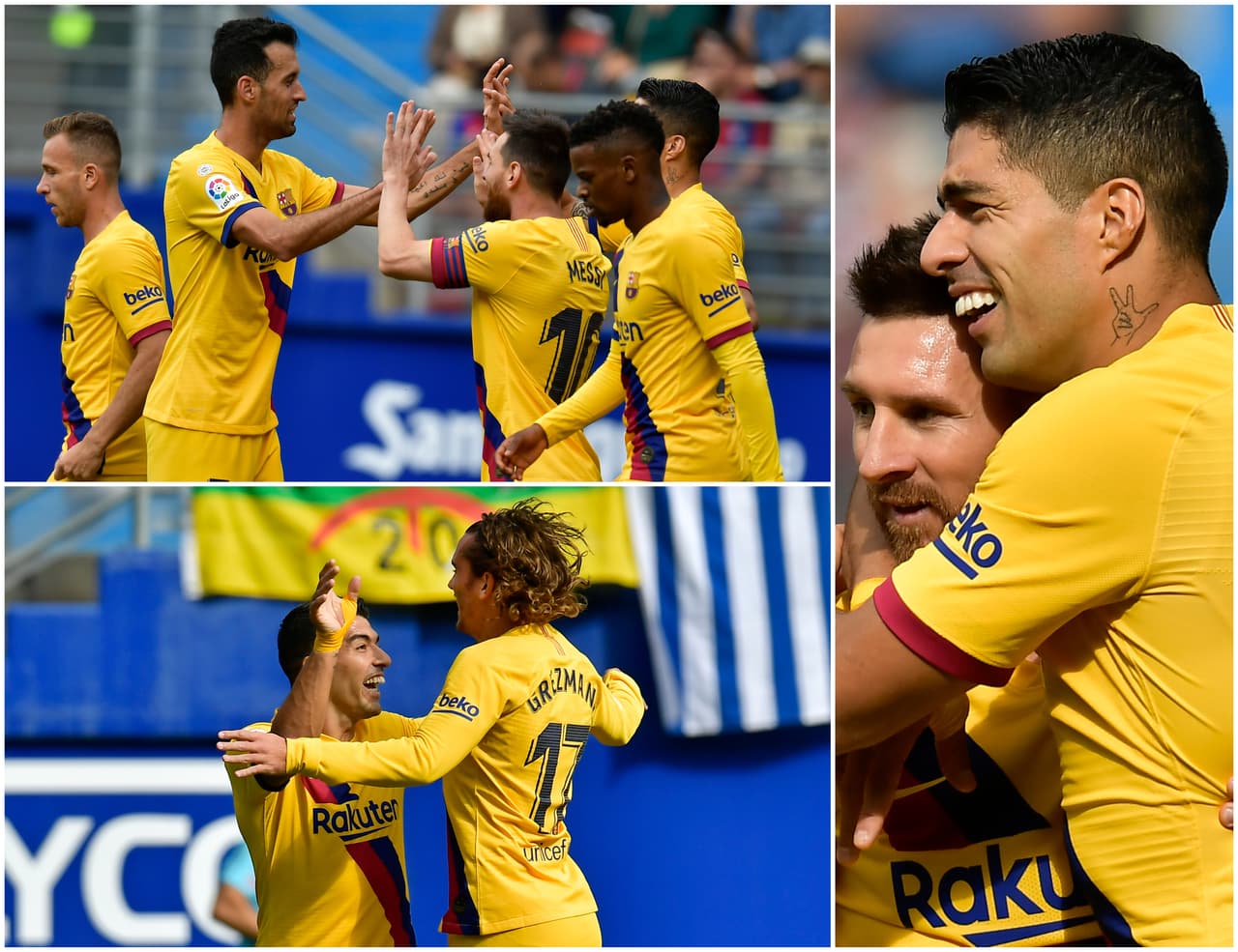 Griezmann, Messi y Suarez anotan y demuestran que el nuevo tridente funciona perfectamente.