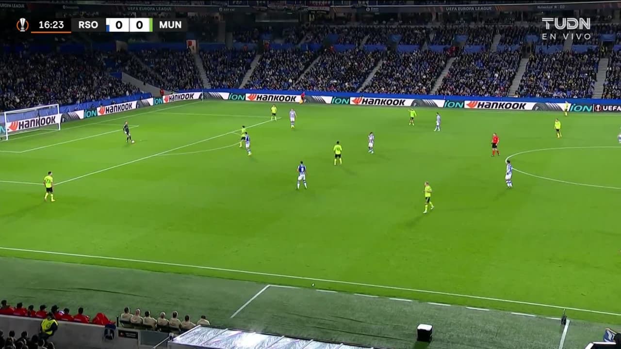 ¡GOL!  anota para Manchester United. Alejandro Garnacho