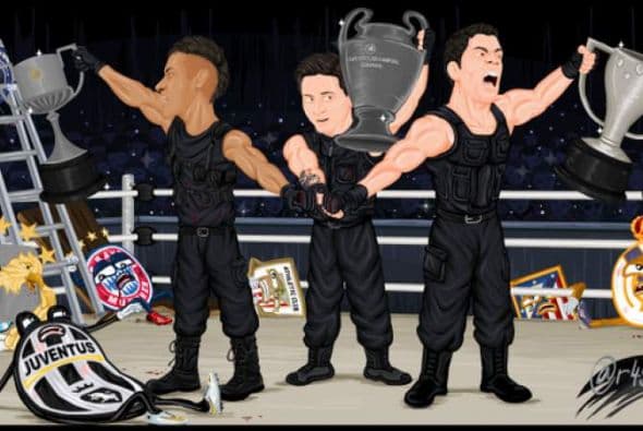 Las bromas no se hicieron esperar tras el título que obtuvo el Barcelona de la MSN con burlas para la Juventus, Real Madrid y hasta Cristiano Ronaldo.