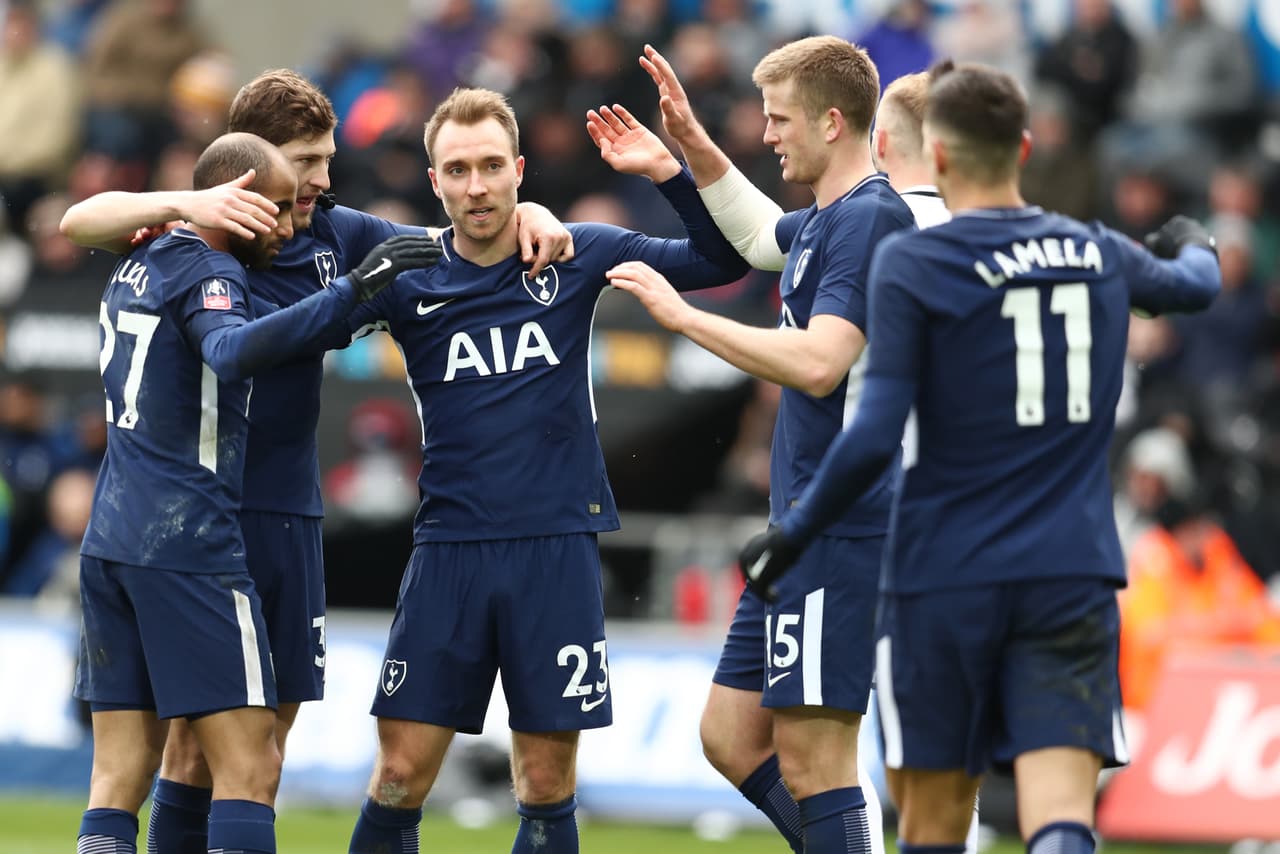 En la segunda mitad, los Spurs le pusieron cifras concretas a su triunfo con el segundo gol de Eriksen al minuto 62.