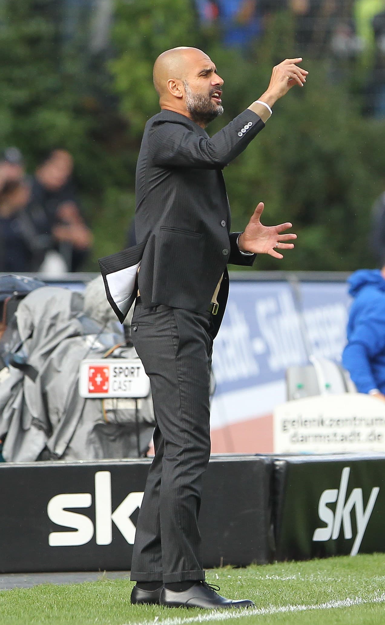 El gol en contra no le gustaba y ahí entró Lewandowski.