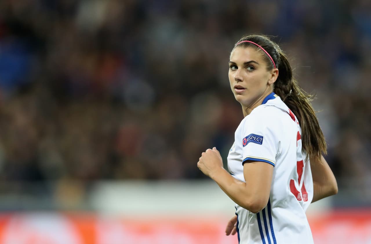 La estadounidense Alex Morgan sería la pareja de ataque de Le Sommer en el Lyon. La final de Cardiff es la gran oportunidad para la campeona del mundo de marcar su primer gol en la Champions League.