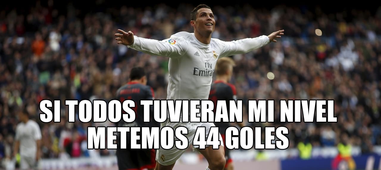 No faltó el humor tras el póker de Ronaldo en la paliza del Madrid al Celta