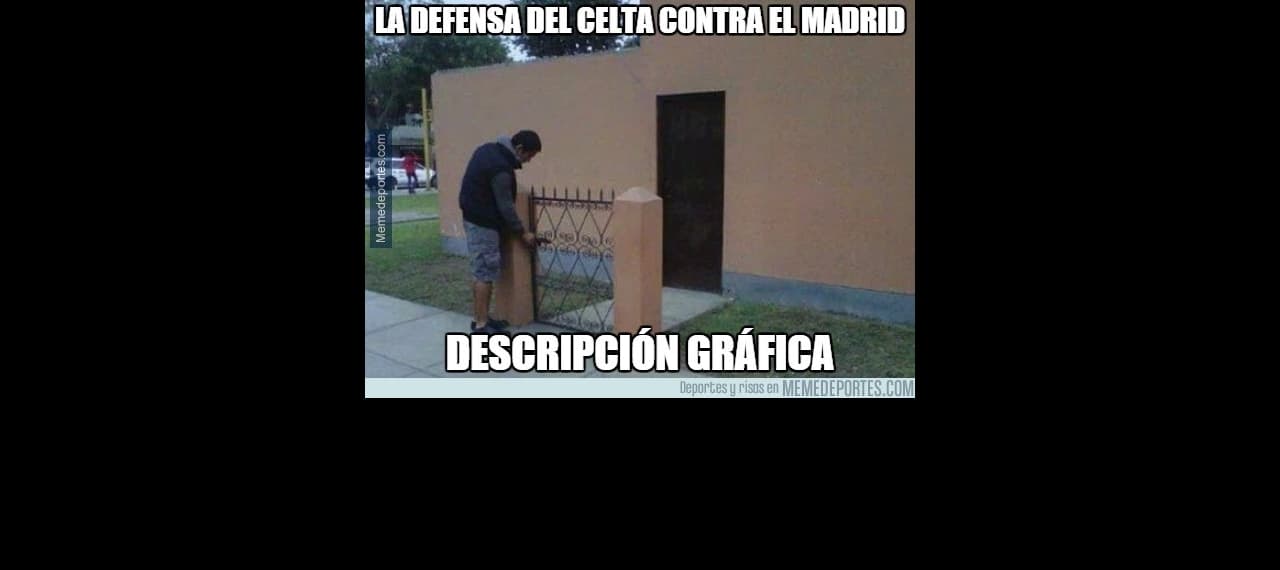 No faltó el humor tras el póker de Ronaldo en la paliza del Madrid al Celta