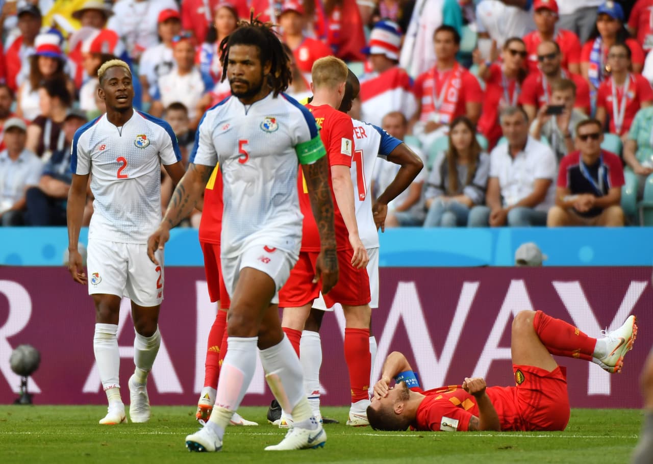 La defensa liderada por Román Torres fue capaz de contener los ataques de Bélgica, que se fue en blanco en el primer tiempo.