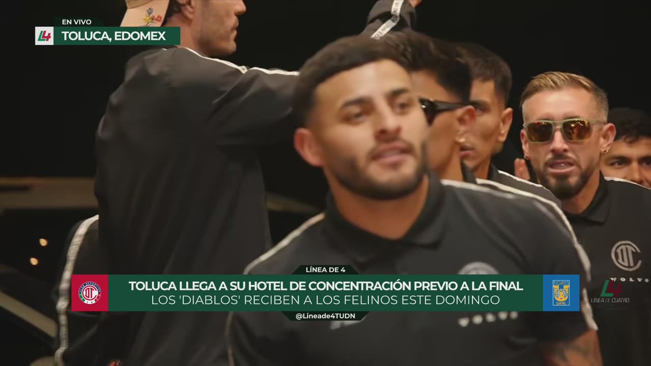 ¡Toluca llega a la sede de su concentración! Alexis Vega está presente