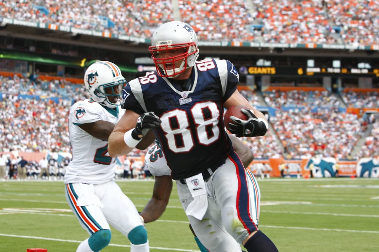 <b>Kyle Brady</b> tuvo un paso muy fugaz por los Patriots. Sólo en la temporada 2007, la de su retiro, con nueve recepciones para 70 yardas y dos anotaciones.