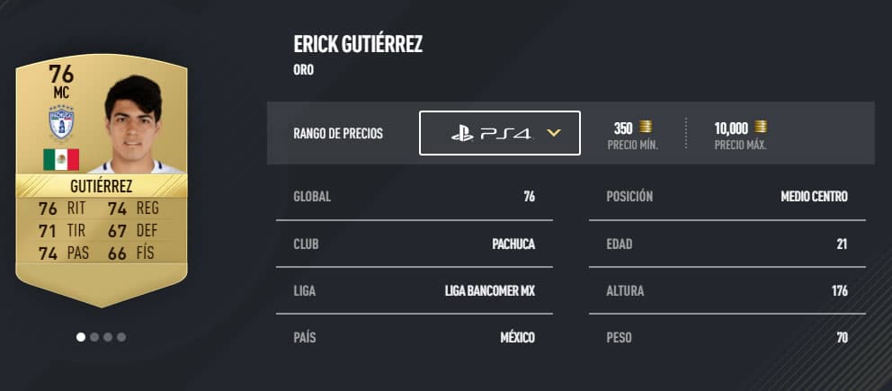 16.- Erick Gutiérrez | Pachuca