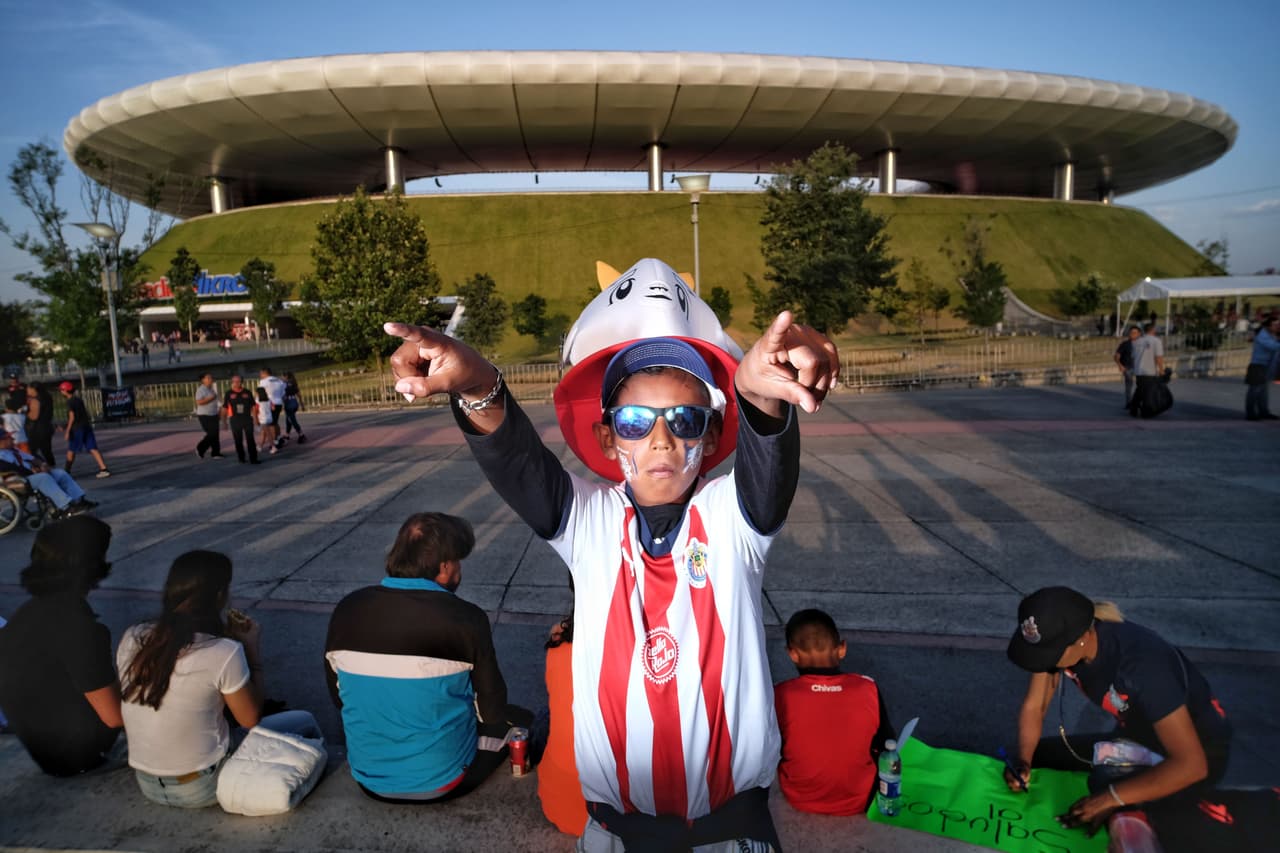Los aficionados de Chivas están listos en el Estadio Akron para el juego contra Puebla en la Jornada 15 del 
<a href="https://www.univision.com/deportes/futbol/liga-mx/*">Clausura 2019</a>.
