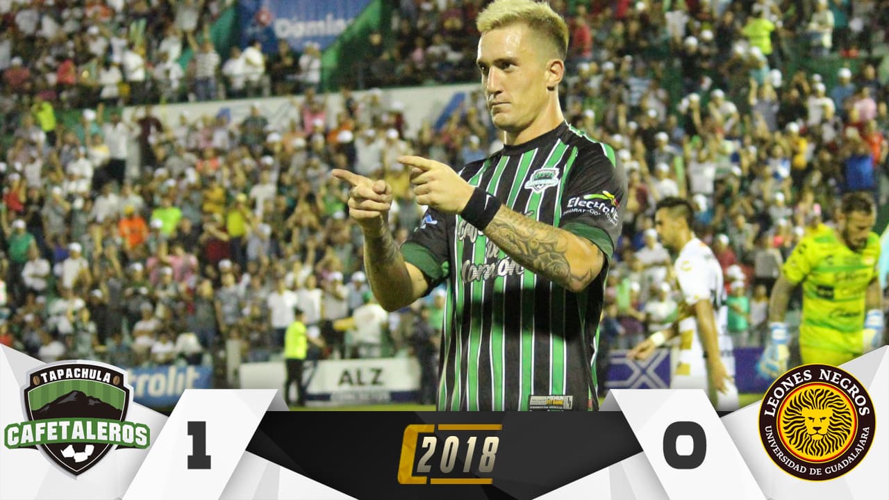 Cafetaleros pega primero al vencer a Leones Negros en la final del Ascenso MX