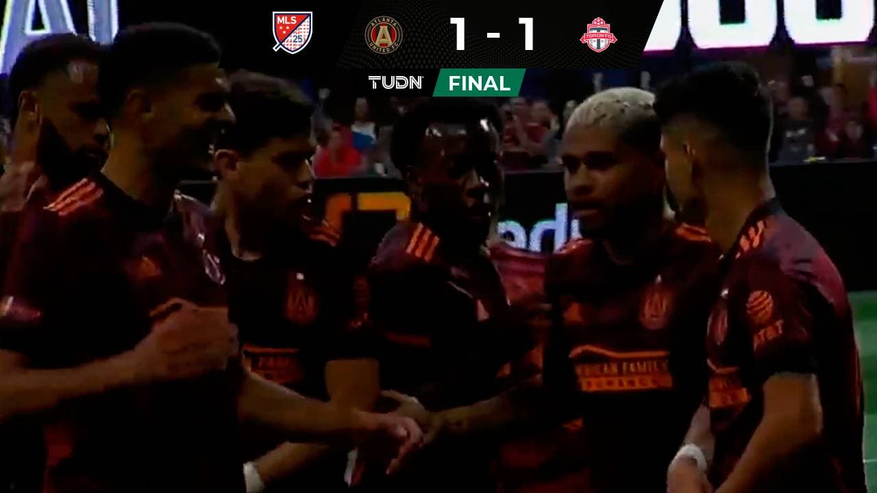 Atlanta United deja ir el triunfo sobre el final ante Toronto FC