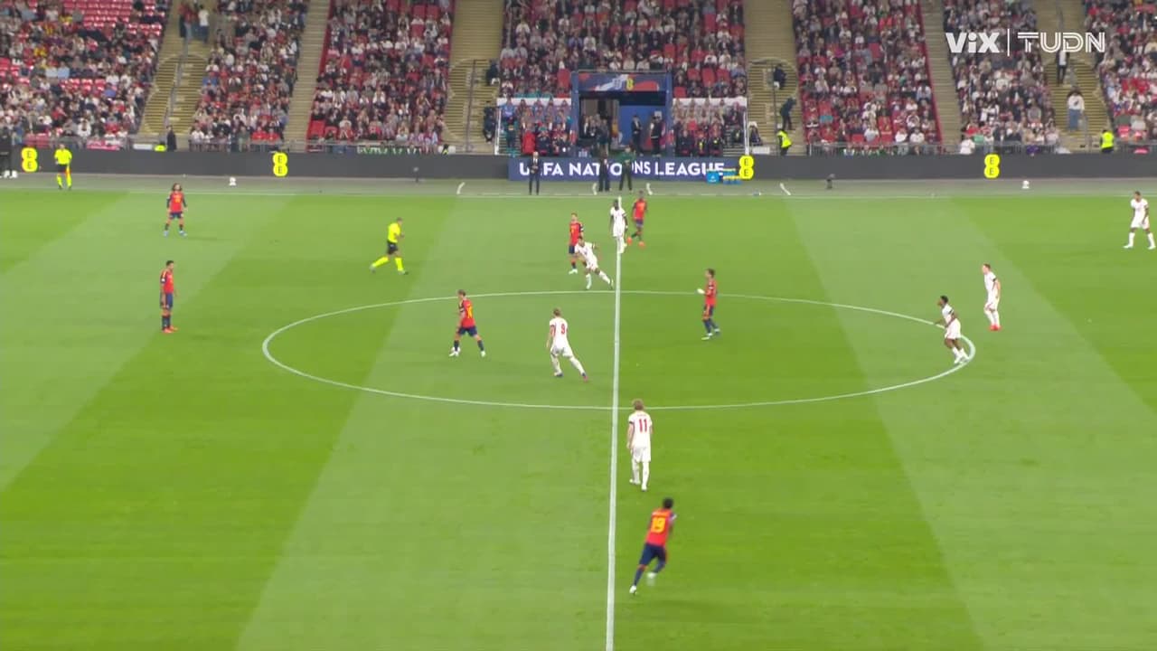 ¡Inicia el encuentro en Wembley! Inglaterra y España salen a escena