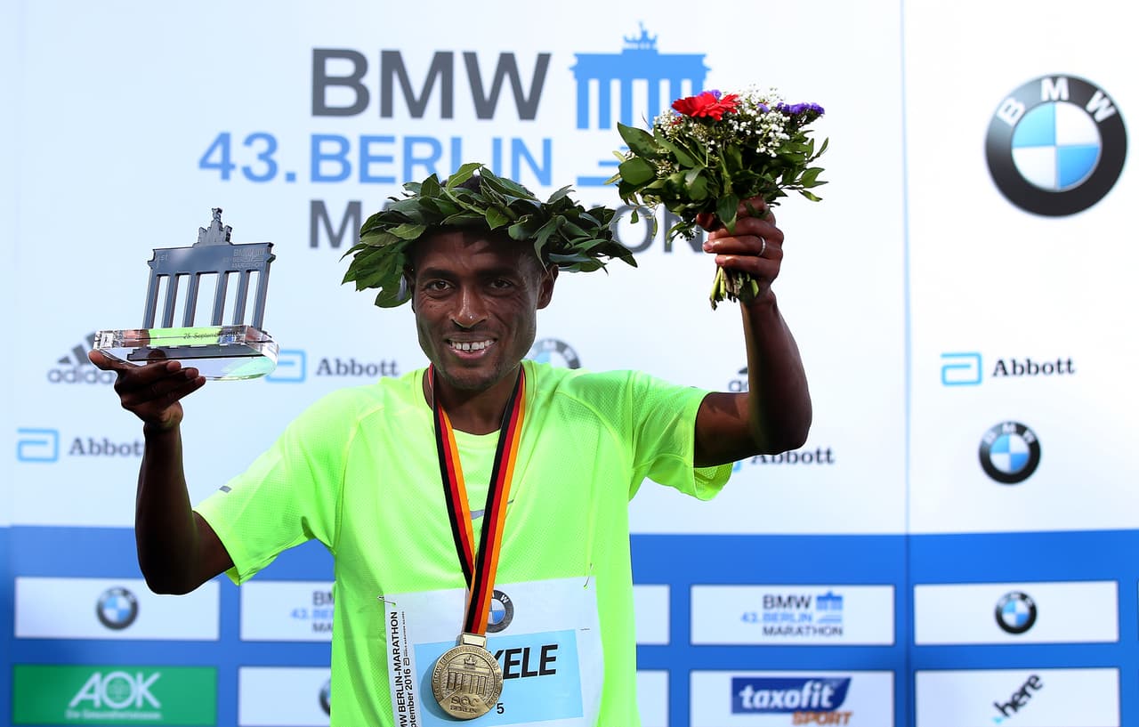 Kenenisa Bekele ganó el Maratón de Berlín
